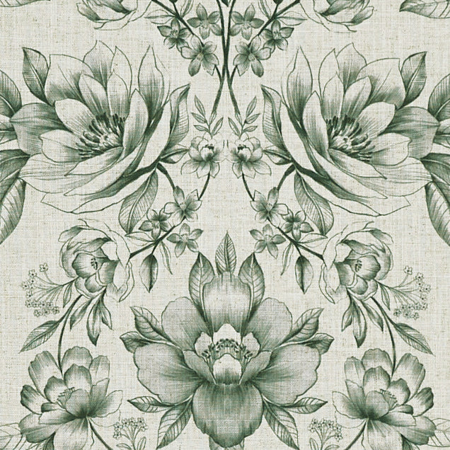 Prestigious Textiles Makassar Printed Fabric Emerald