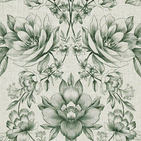Prestigious Textiles Makassar Printed Fabric Emerald