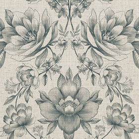 Prestigious Textiles Makassar Printed Fabric Slate