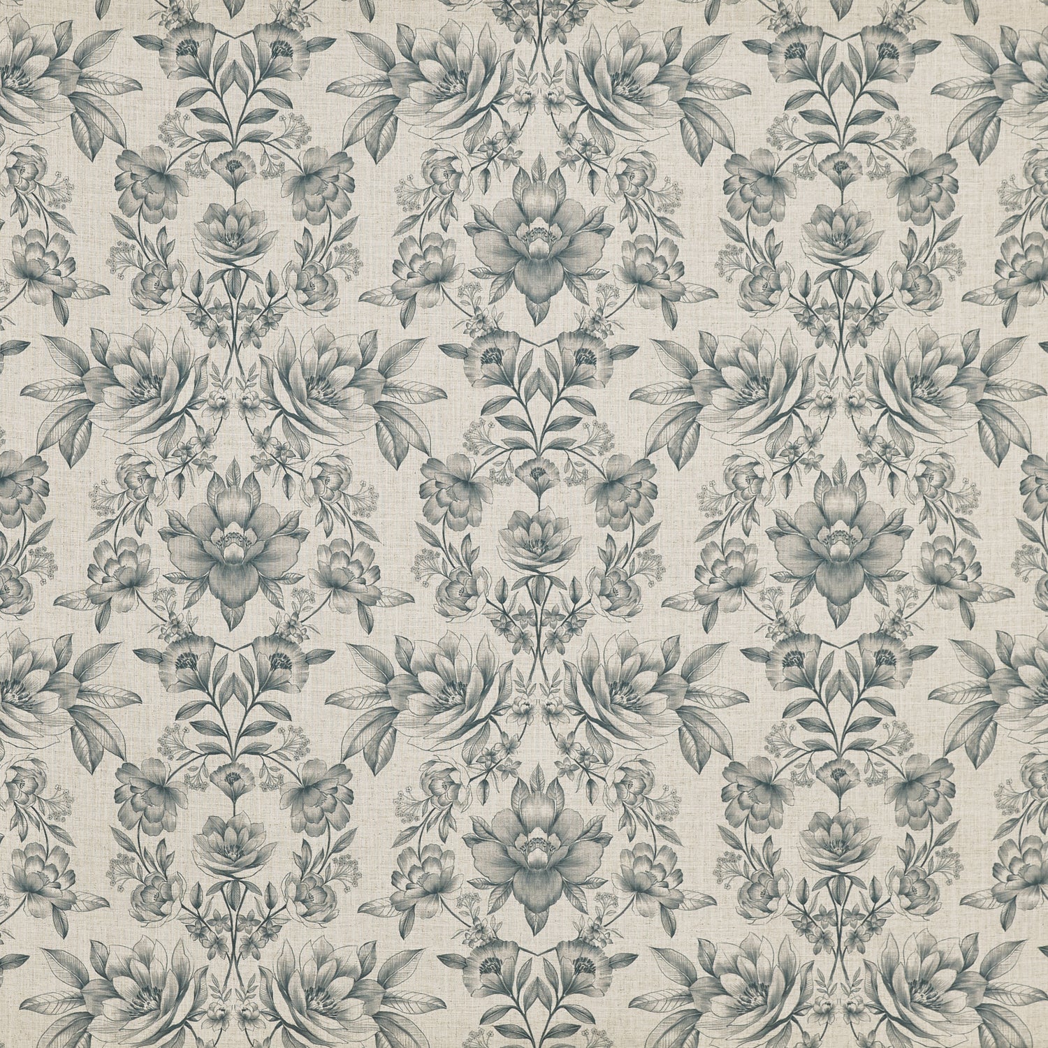 Prestigious Textiles Makassar Printed Fabric Slate