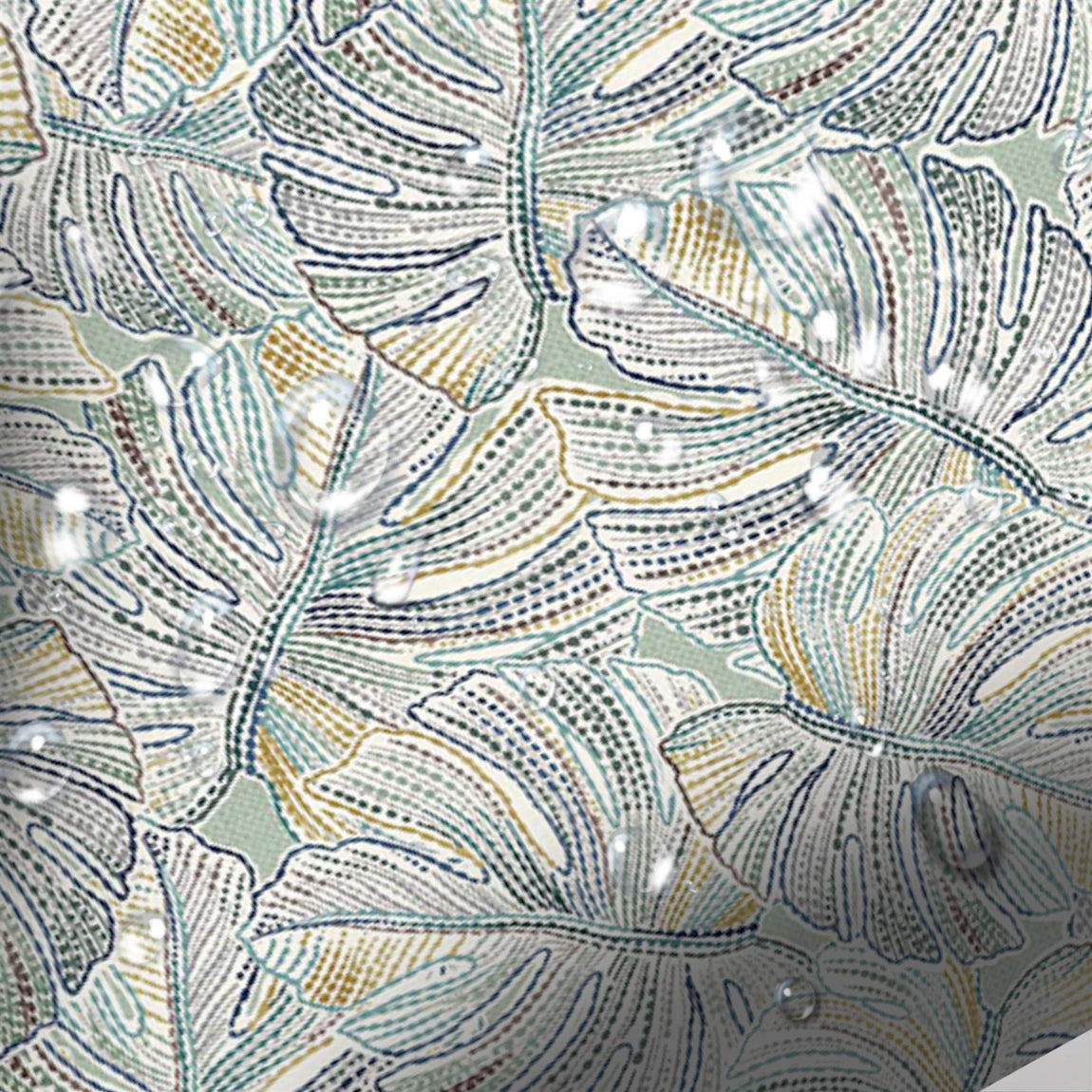 Summer Oblong Table Cloth Monstera
