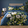 Soiree Alaya Digitally Printed Duvet Cover Bedding Set Dark Teal