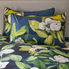 Soiree Alaya Digitally Printed Duvet Cover Bedding Set Dark Teal