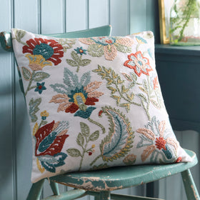 Appletree Amara Embroidered 43cmx43cm Filled Cushion Multi