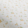 Dreams and Drapes Abstract Poppy Bed Linen Fitted Sheet White