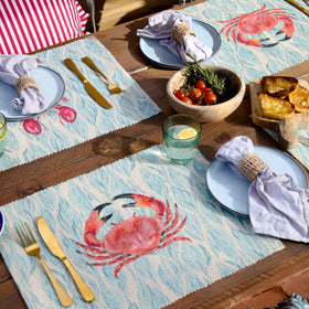 Wylder Abersoch Set of 4 36cm x 46cm Outdoor Placemats Marine
