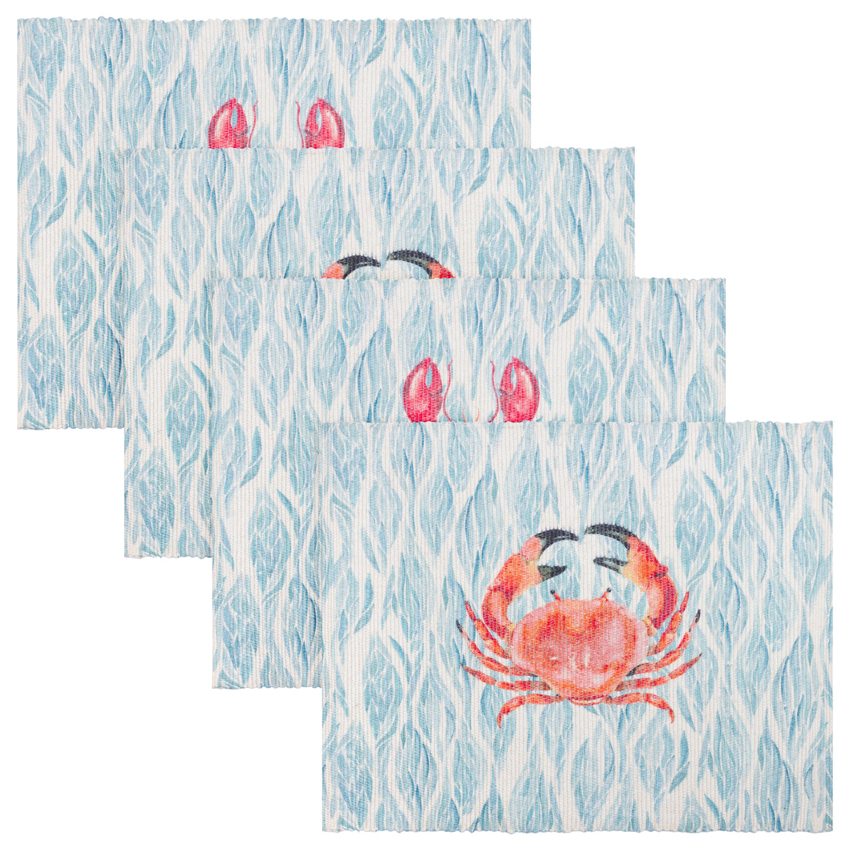 Wylder Abersoch Set of 4 36cm x 46cm Outdoor Placemats Marine