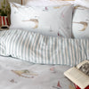 Abersoch Shore Cotton Duvet Cover Bedding Set Sky Blue