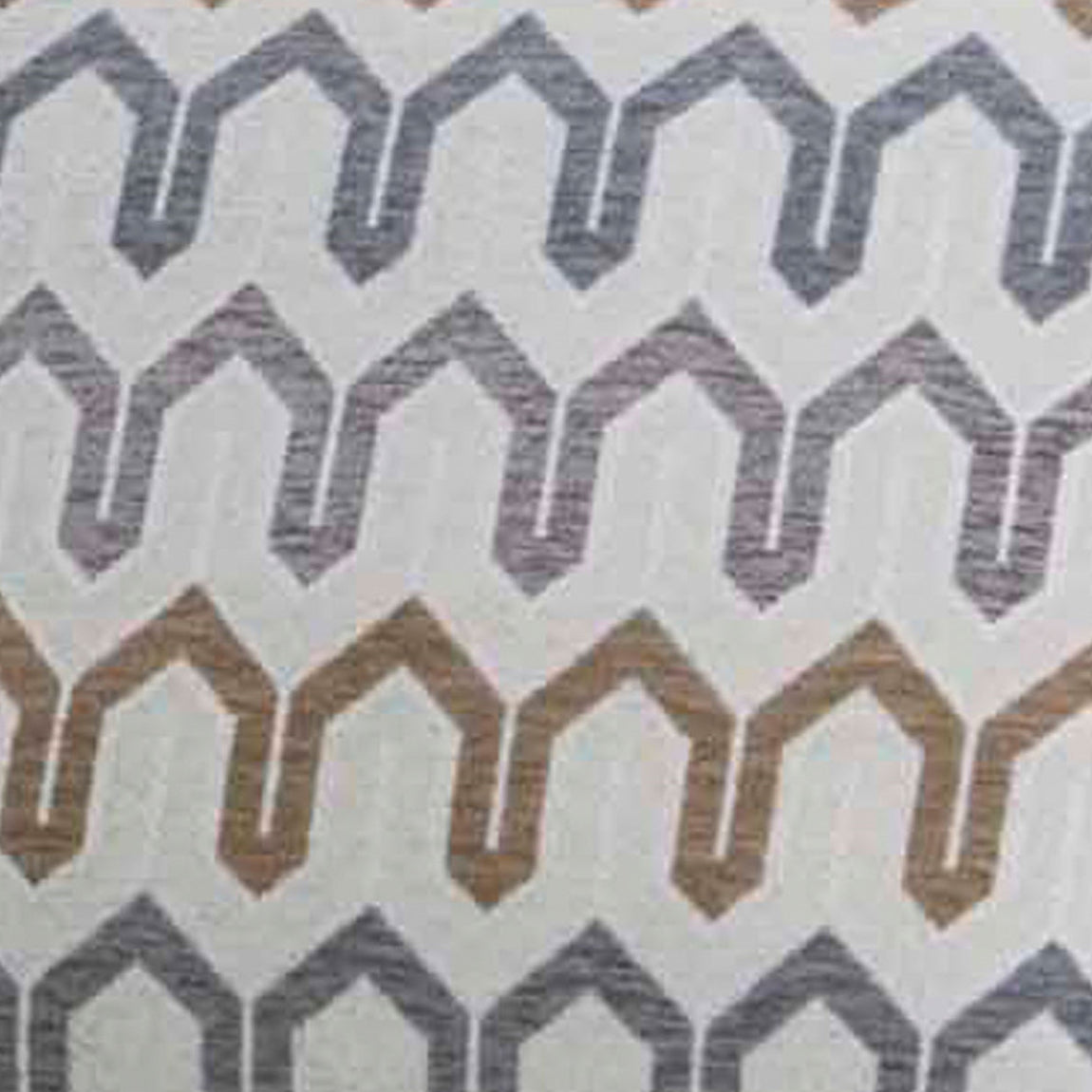 Curtina Arcadia Woven Jacquard Filled Cushion 43cm x 43cm Natural
