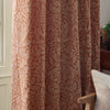 Morris & Co. Acorn Tonal Matt Jacquard Ready Made Pencil Pleat Curtains Brick