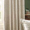 Morris & Co. Acorn Tonal Matt Jacquard Ready Made Pencil Pleat Curtains Ivory