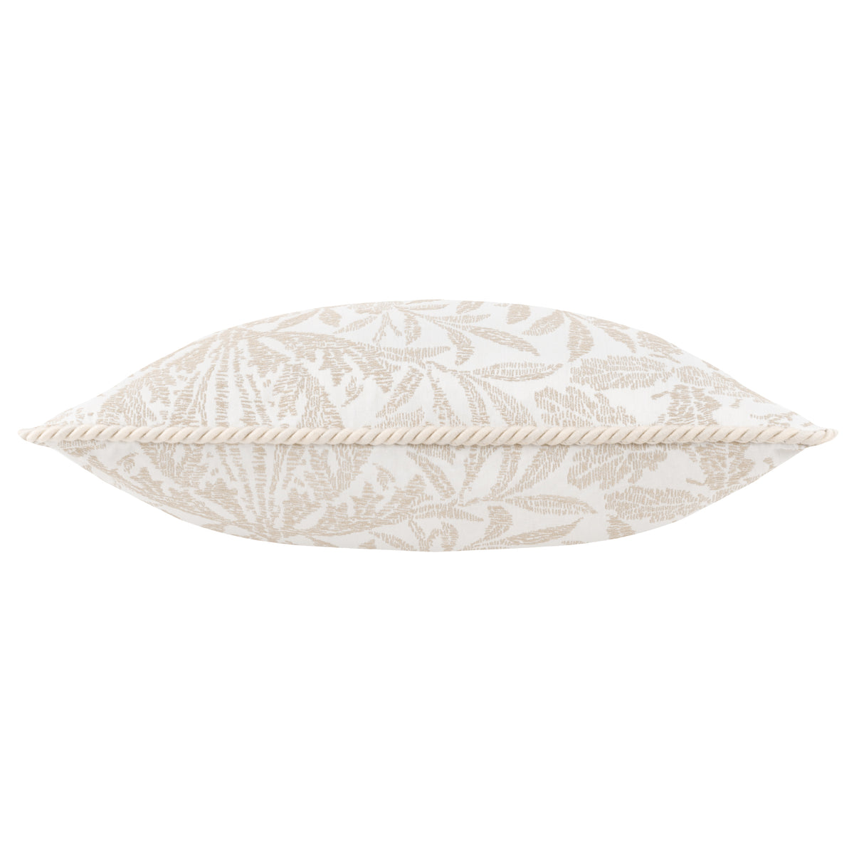 Morris & Co. Acorn Tonal Jacquard 50cm x 50cm Filled Cushion Ivory