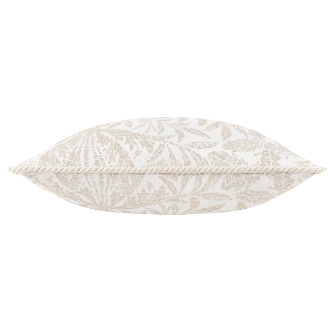 Morris & Co. Acorn Tonal Jacquard 50cm x 50cm Filled Cushion Ivory