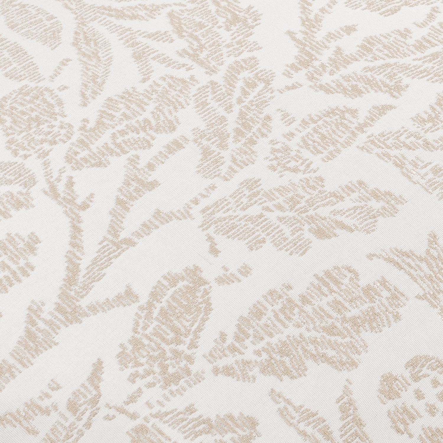Morris & Co. Acorn Tonal Jacquard 50cm x 50cm Filled Cushion Ivory