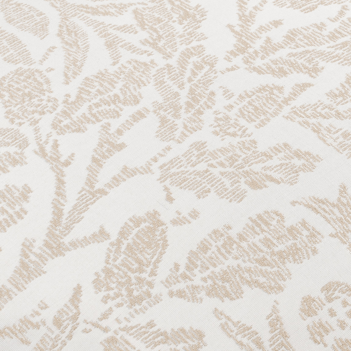 Morris & Co. Acorn Tonal Jacquard 50cm x 50cm Filled Cushion Ivory