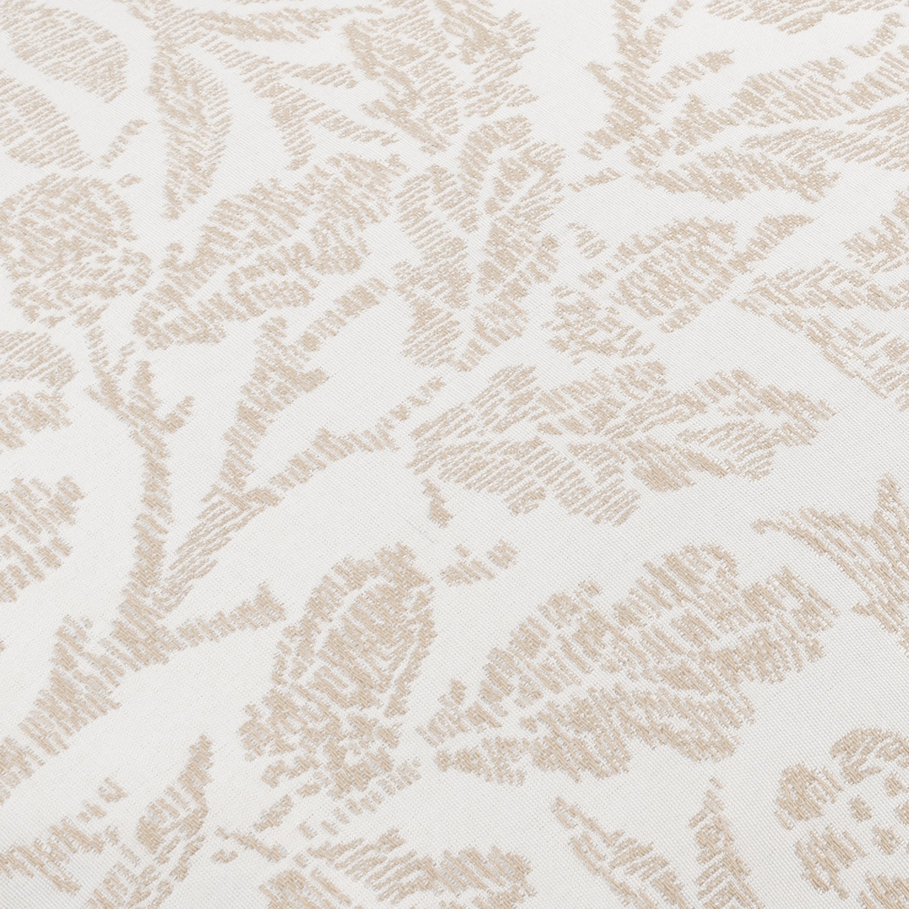 Morris & Co. Acorn Tonal Jacquard 50cm x 50cm Filled Cushion Ivory