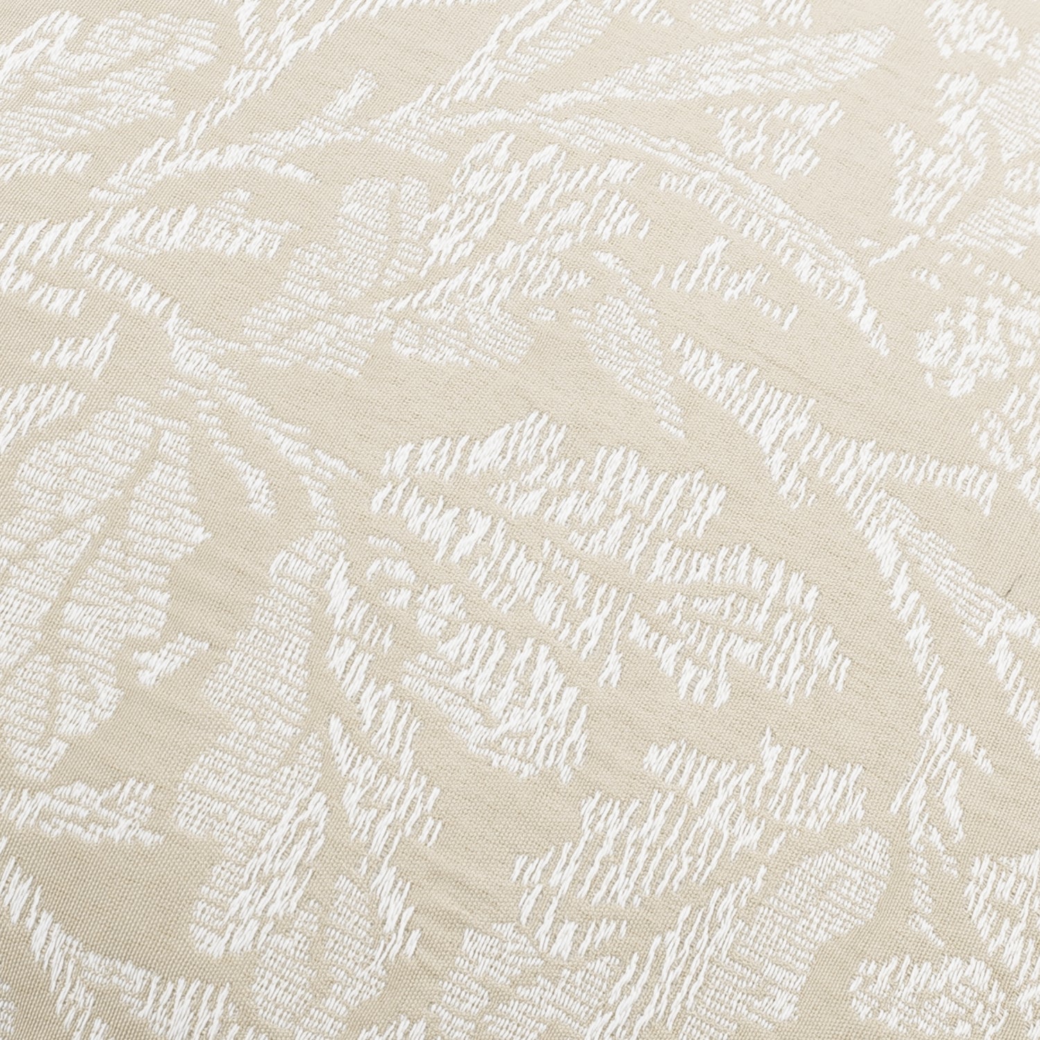 Morris & Co. Acorn Tonal Jacquard 50cm x 50cm Filled Cushion Linen