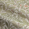 Morris & Co. Acorn Multi Floral Jacquard Chenille Ready Made Pencil Pleat Curtains Stone Sage