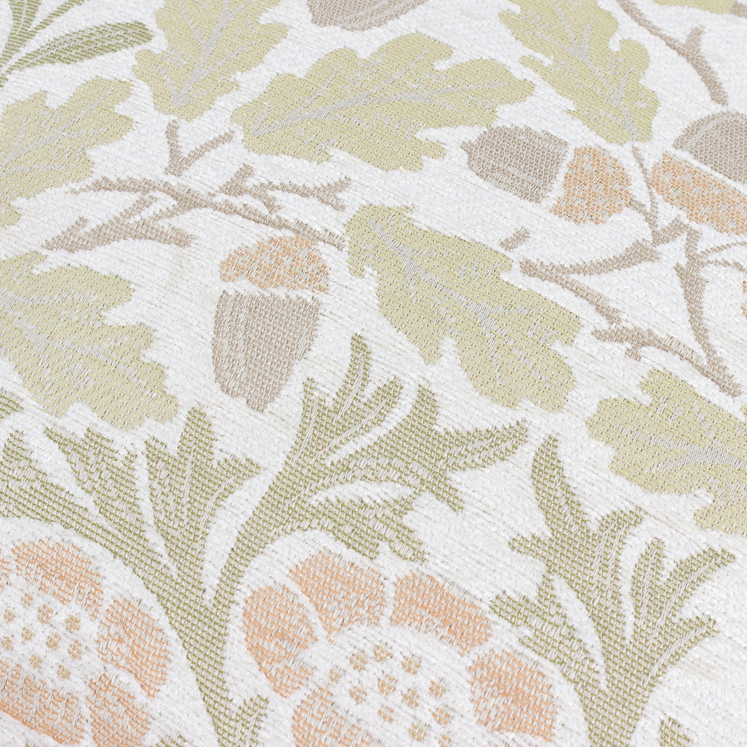 Morris & Co. Acorn Multi Jacquard 55cm x 55cm Filled Cushion Stone Sage