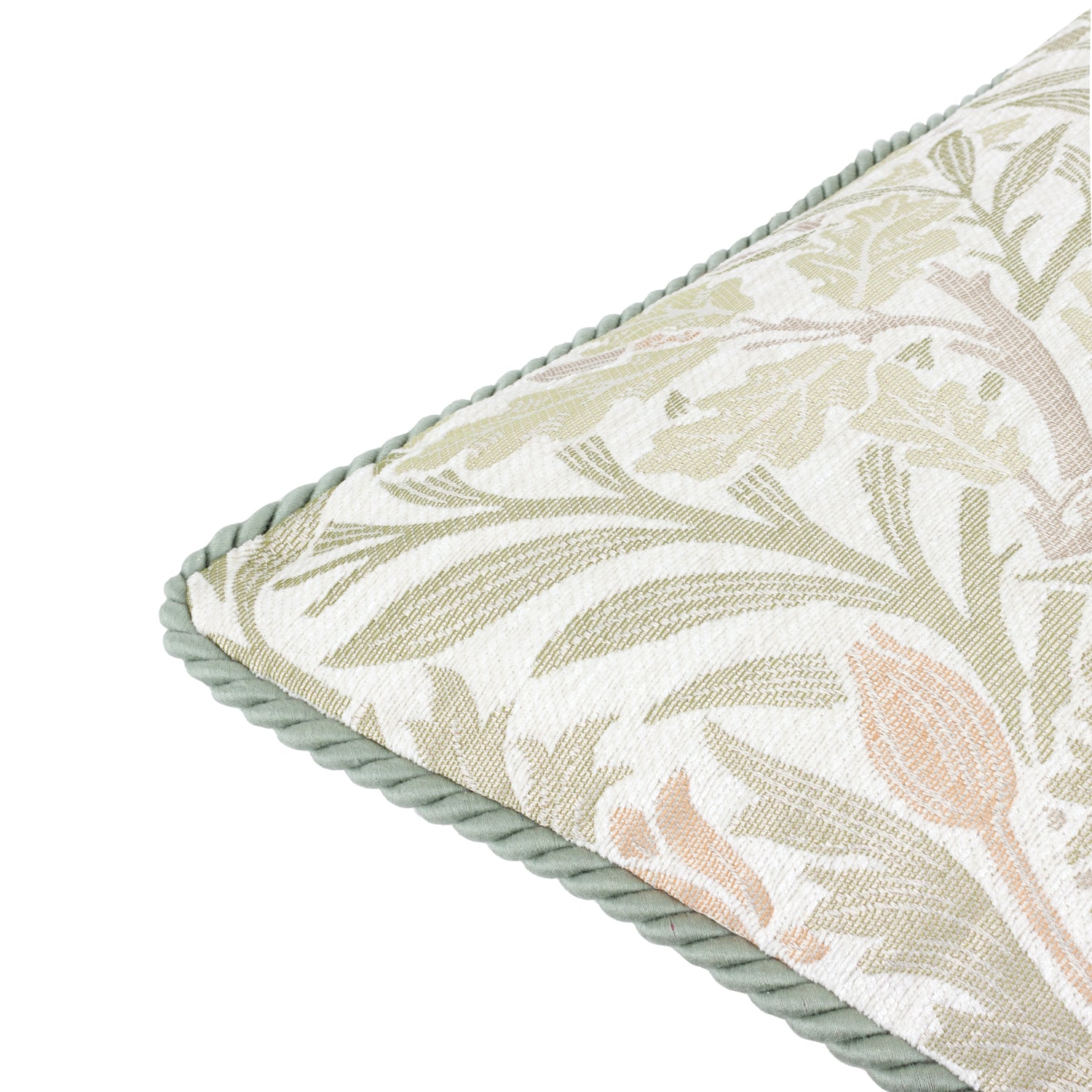 Morris & Co. Acorn Multi Jacquard 55cm x 55cm Filled Cushion Stone Sage
