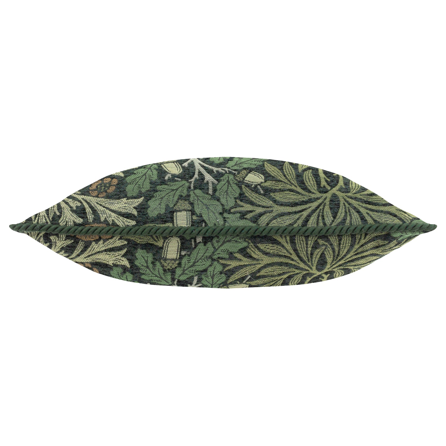 Morris & Co. Acorn Multi Jacquard 55cm x 55cm Filled Cushion Thyme Forest