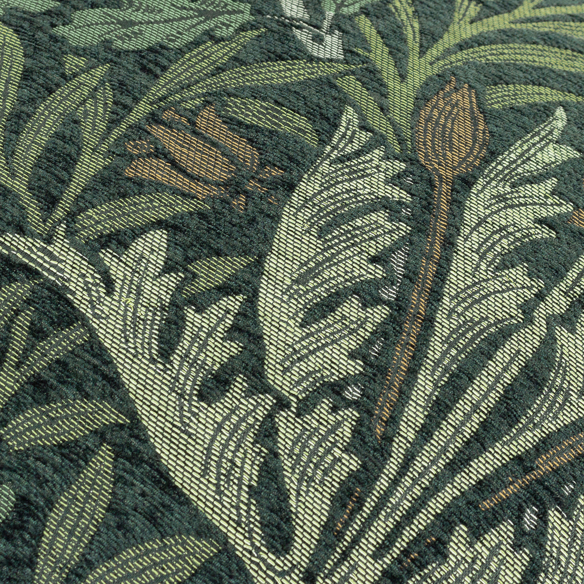 Morris & Co. Acorn Multi Jacquard 55cm x 55cm Filled Cushion Thyme Forest