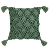 Drift Alda Woven Outdoor Filled Cushion 43cm x 43cm Green