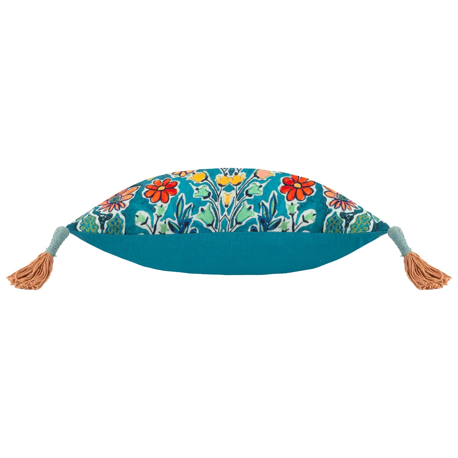 Wylder Adeline Square Filled Cushion 50cm x 50cm Multi Coral