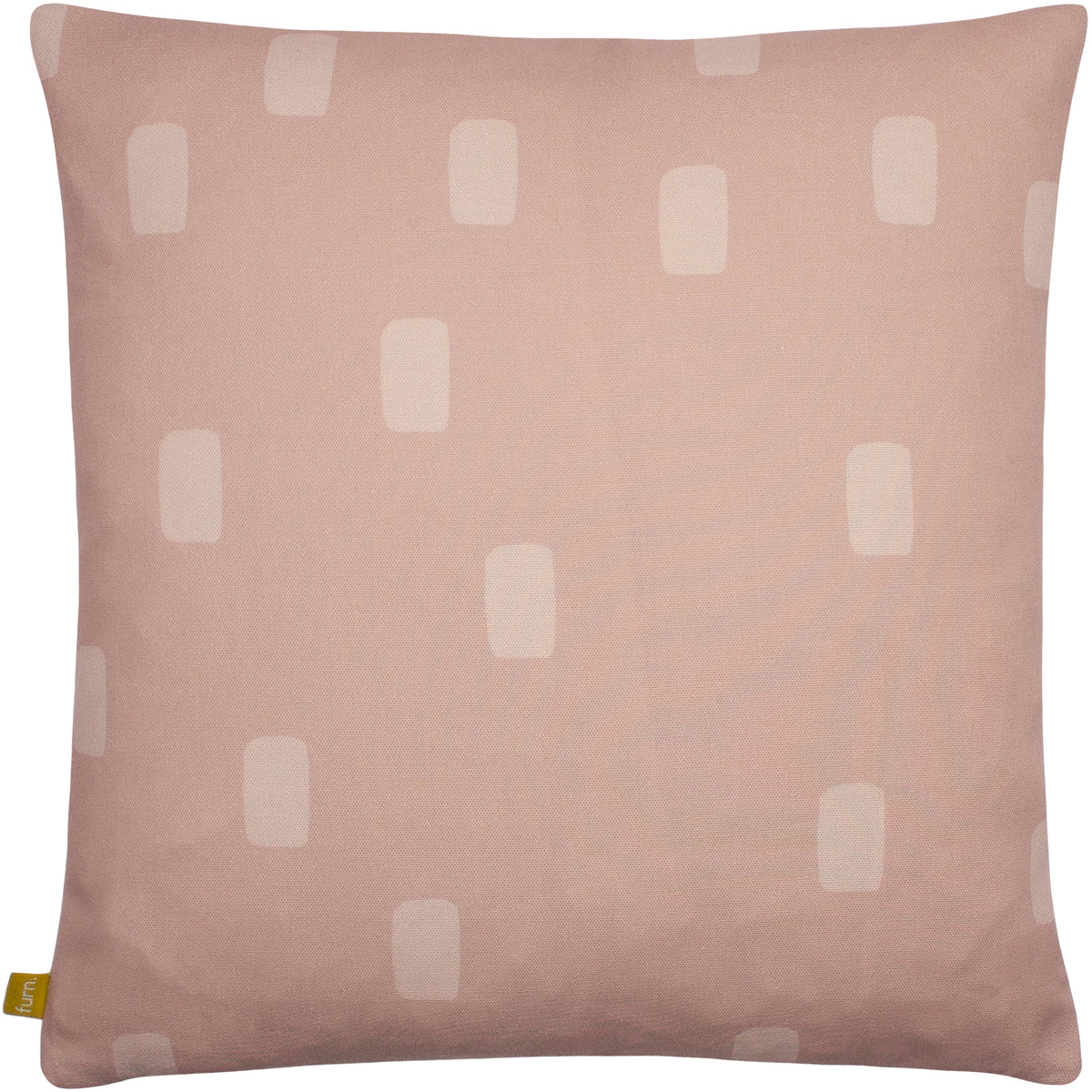furn. Aida Printed 43cm x 43cm Filled Cushion Blush