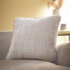 Appletree Alba Soft Touch Chenille Filled Cushion 43cm x 43cm Natural