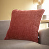 Appletree Alba Soft Touch Chenille Filled Cushion 43cm x 43cm Terracotta