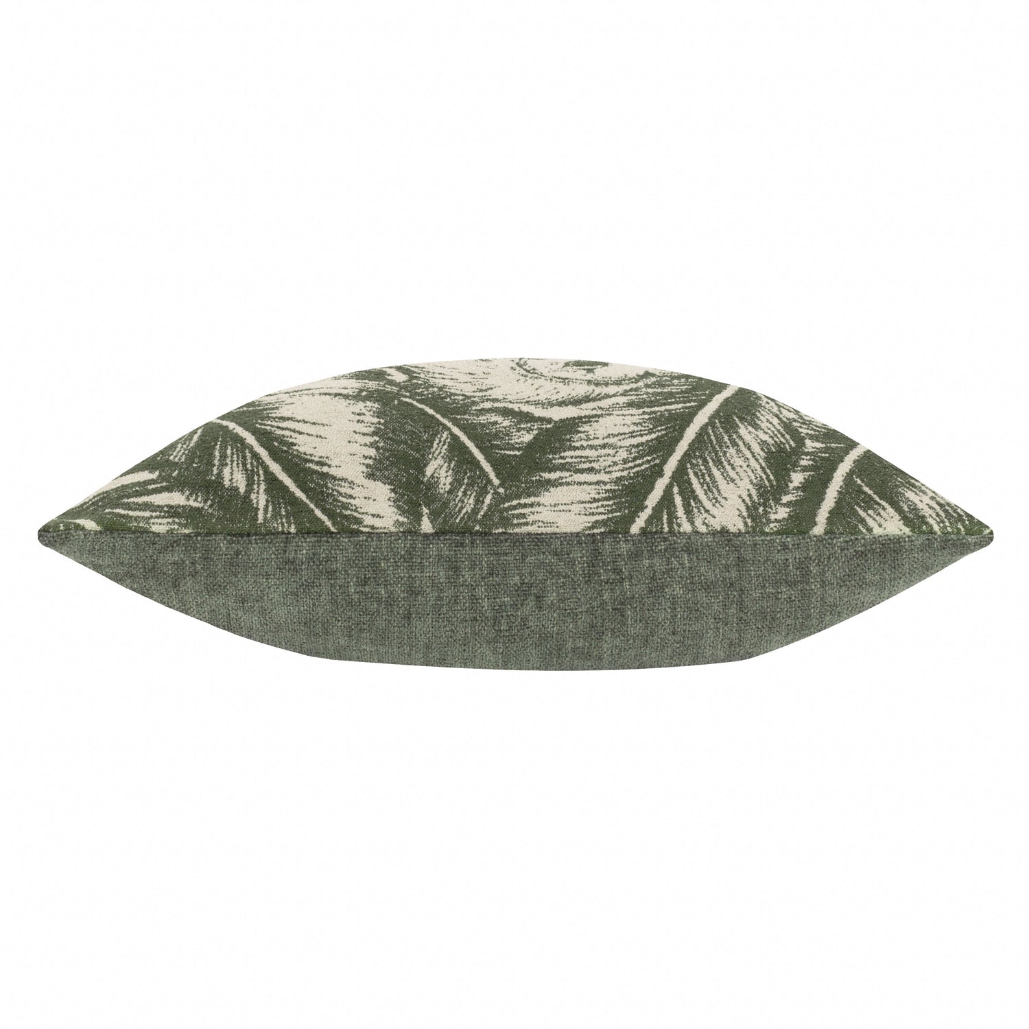 Albus Jacquard Filled Cushion 45cm x 45cm Forest Green