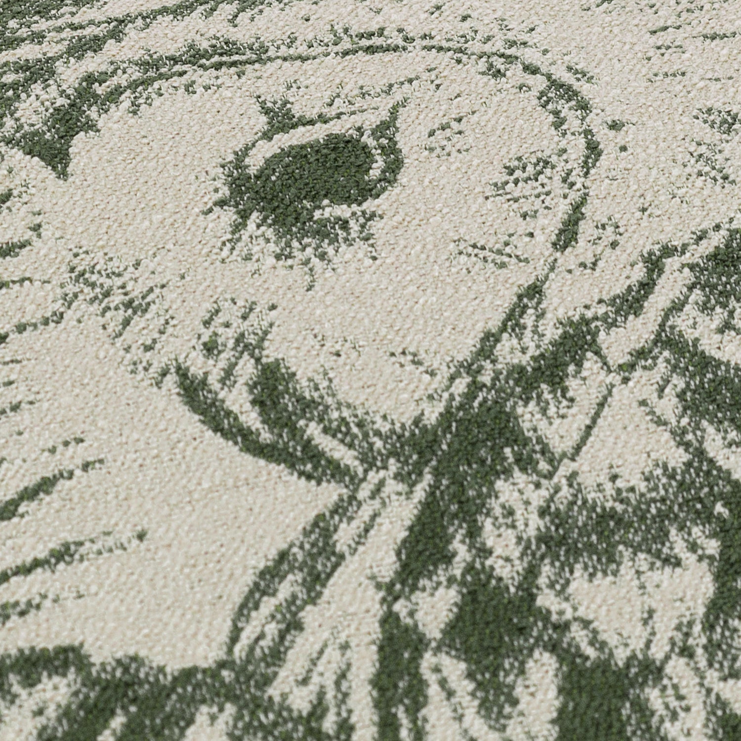 Albus Jacquard Filled Cushion 45cm x 45cm Forest Green