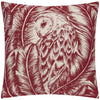Albus Jacquard Filled Cushion 45cm x 45cm Redwood