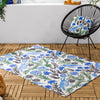 Alentejo Outdoor Indoor Washable 120cm x 170cm Rug Ocean