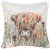 Voyage Maison Alfie Digitally Printed Feather Filled Cushion 50cm x 50cm Linen