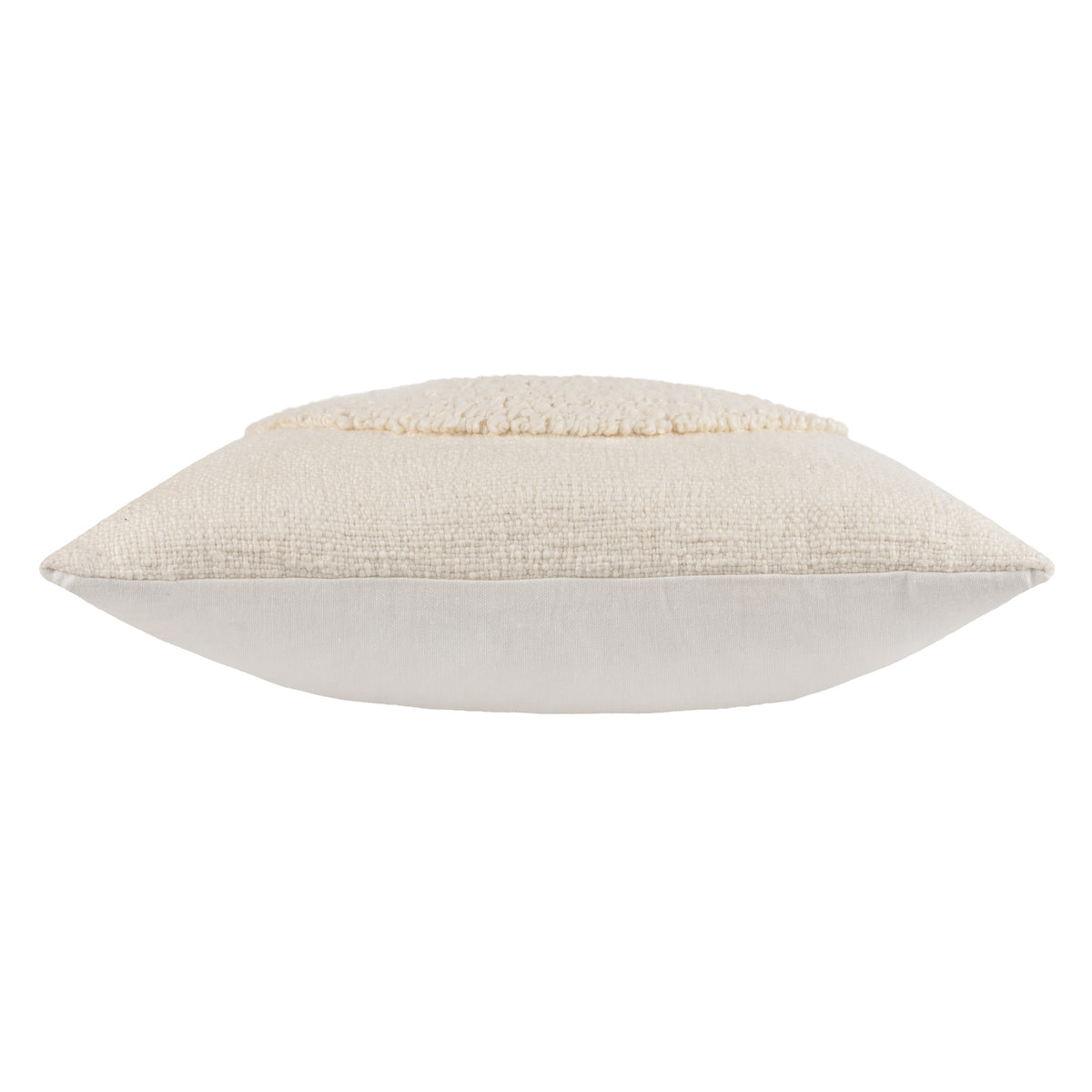 Hoem Almo Woven Filled Cushion 50cm x 50cm Ecru
