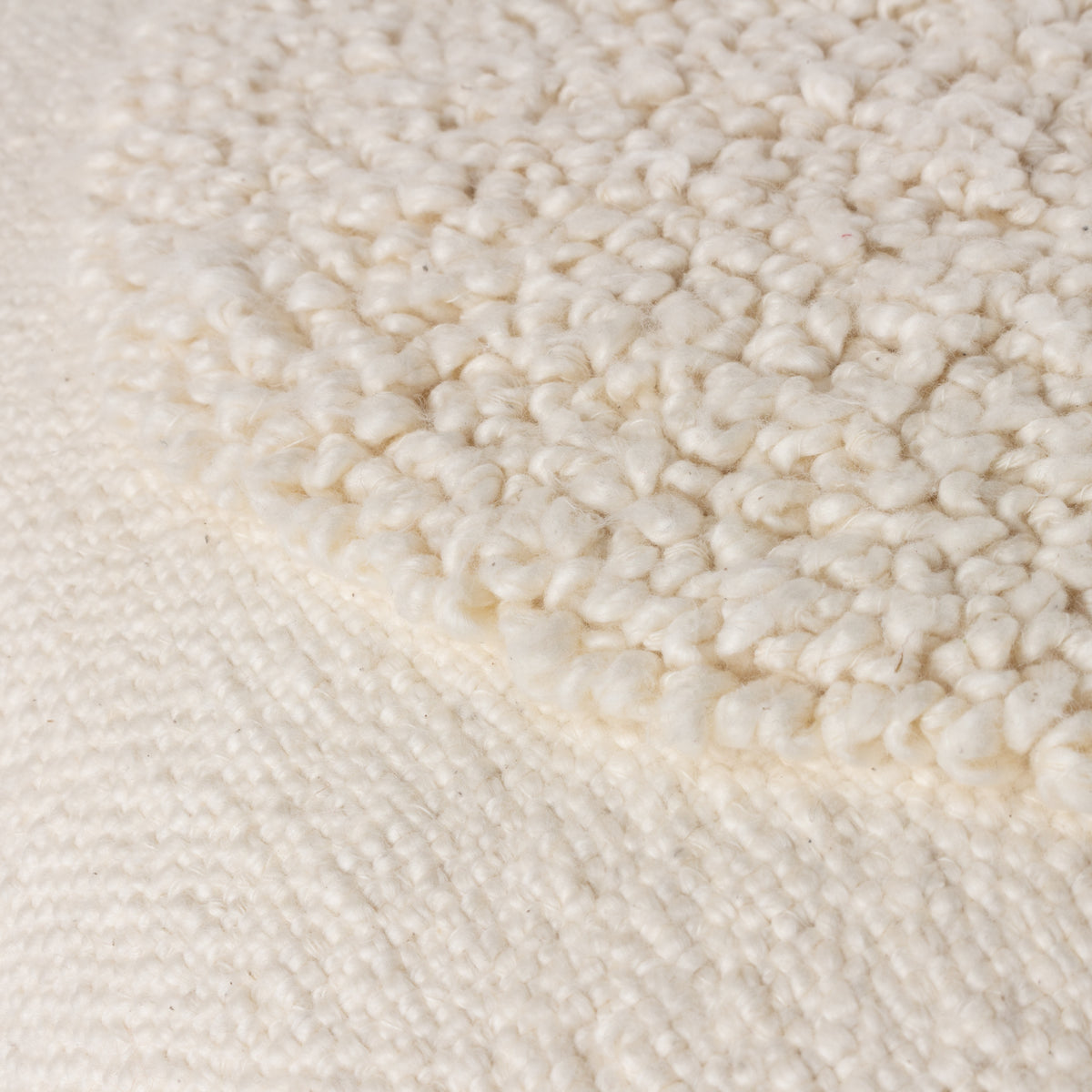 Hoem Almo Woven Filled Cushion 50cm x 50cm Ecru