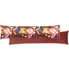 Amanita Abstract Mushroom Draught Excluder Burgundy