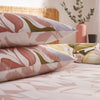 Furn Amarosa Abstract Reversible Duvet Cover Bedding Set Plaster