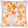 Furn Amelie Floral Velvet Filled Cushion 43cm x 43cm Doodles