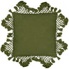Yard Anko Macrame Tassel Filled Cushion 45cm x 45cm Khaki