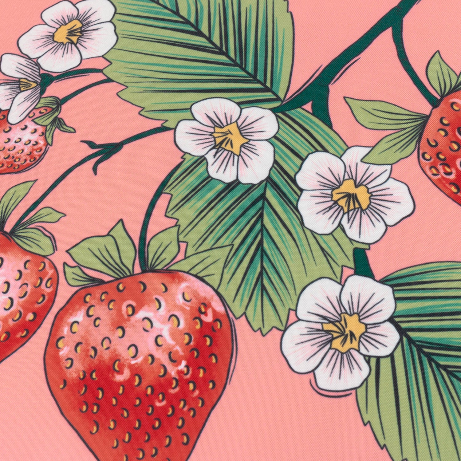 Furn. Anemone Printed Outdoor 45cm x 45cm Filled Cushion Strawberries Multi