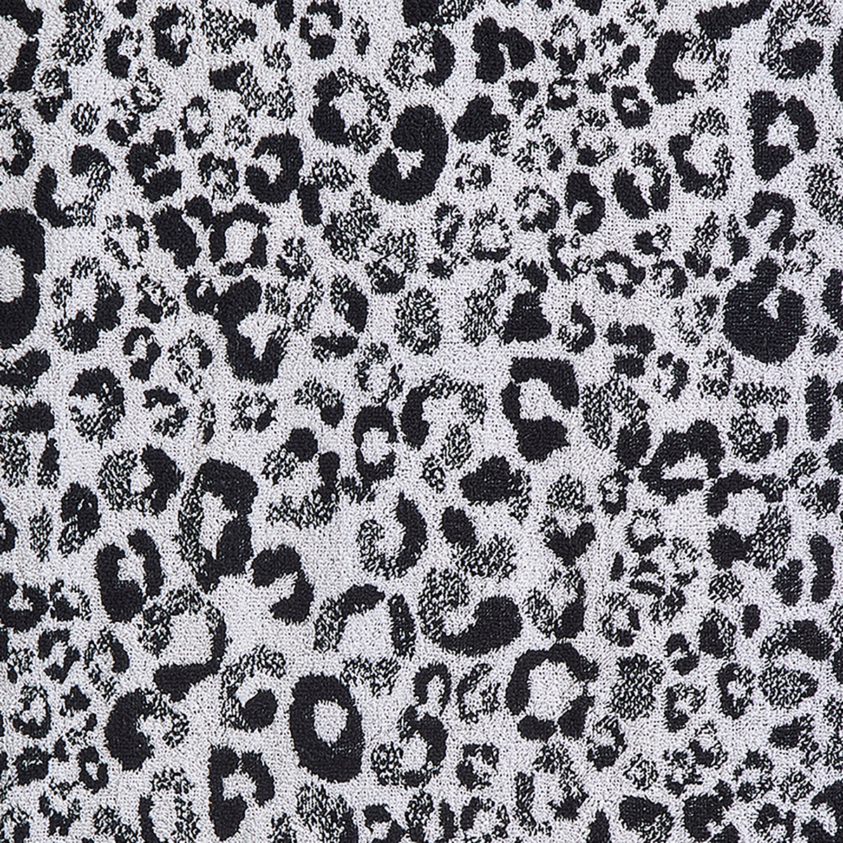 Fusion Animal Print Towel Black