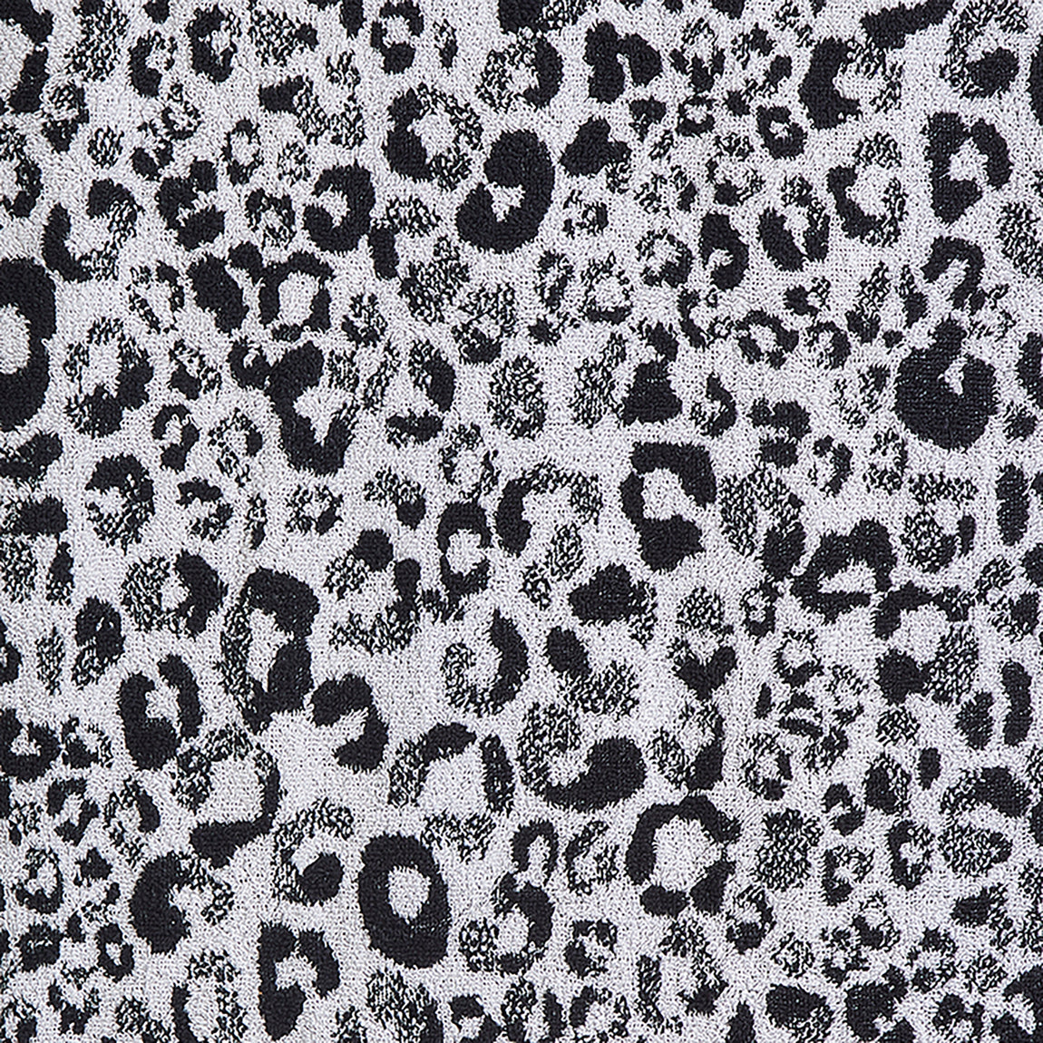 Fusion Animal Print Towel Black