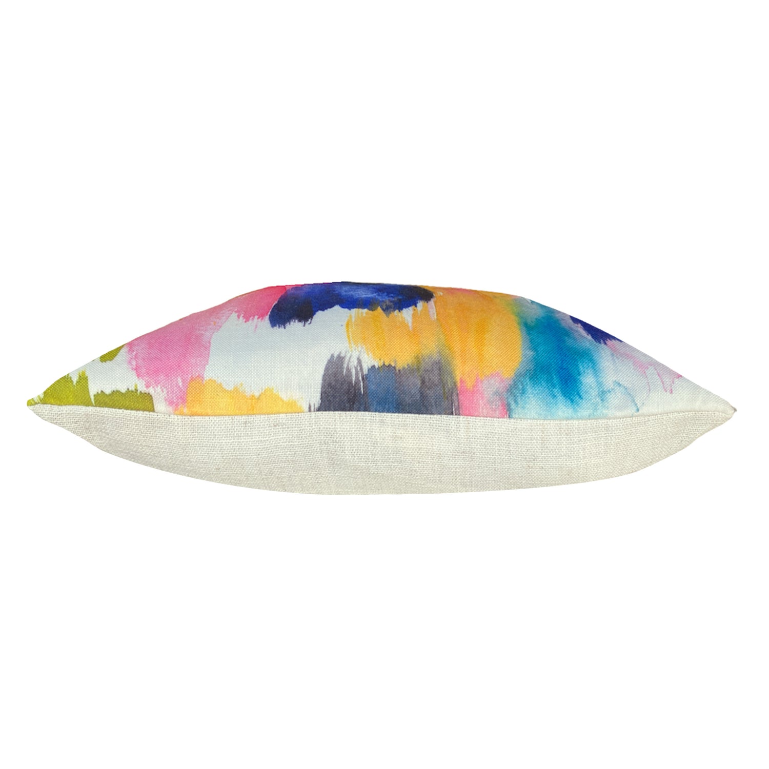 Evans Lichfield Aquarelle Brushstrokes 43cm x 43cm Filled Cushion Multicolour