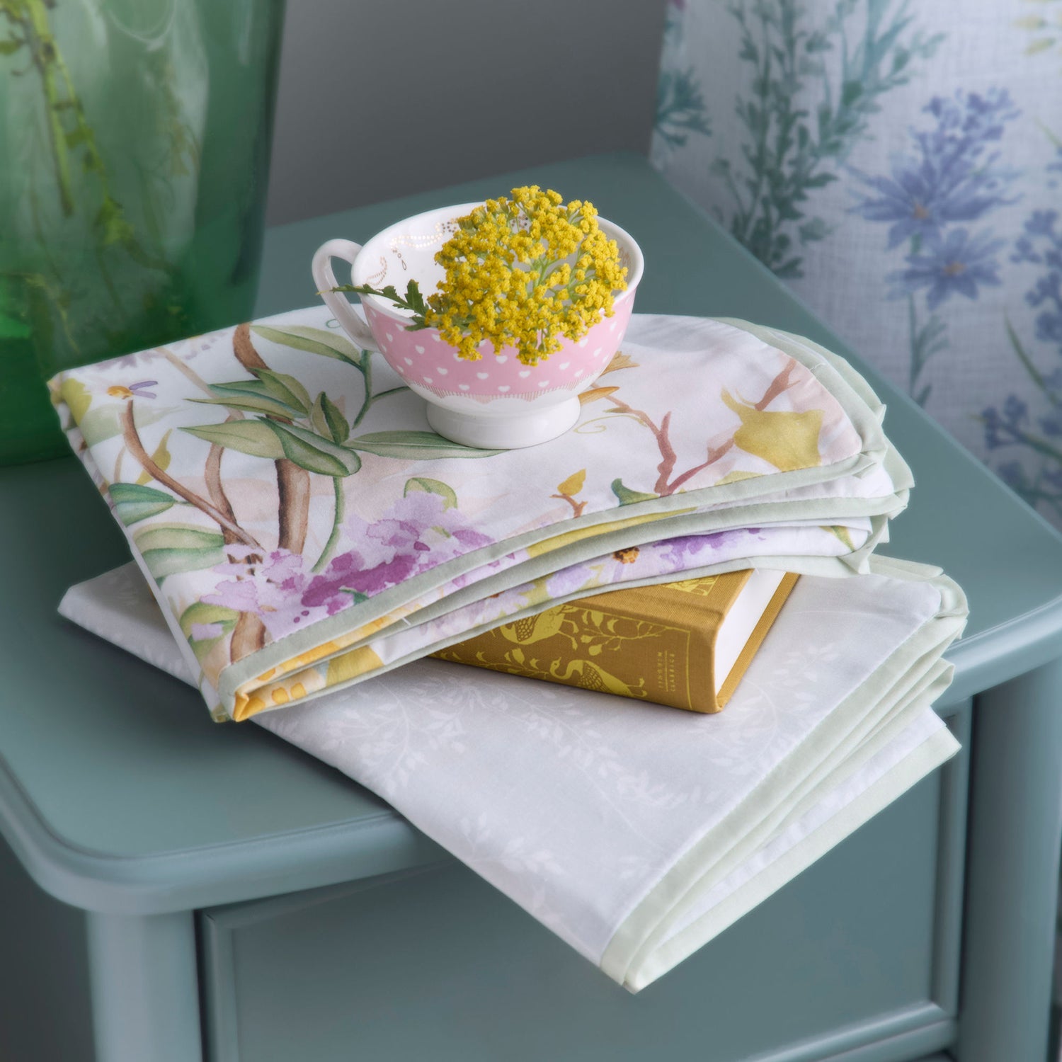 Appletree Arianna Floral Duvet Cover Bedding Set Natural