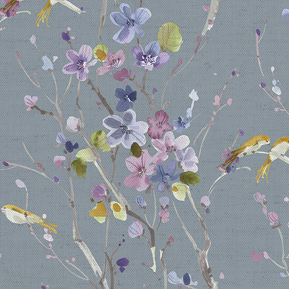 Voyage Maison Armathwaite Fabric Violet Slate