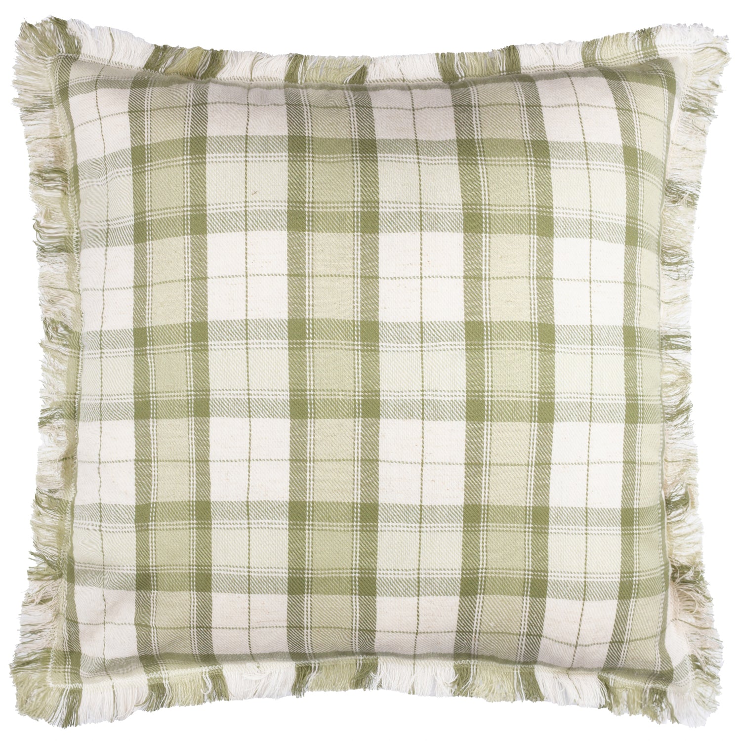 Voyage Maison Arrochar Tartan Outdoor Filled Cushion 50cm x 50cm Moss