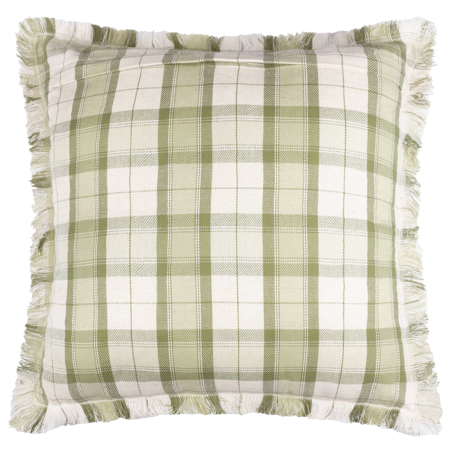 Voyage Maison Arrochar Tartan Outdoor Filled Cushion 50cm x 50cm Moss
